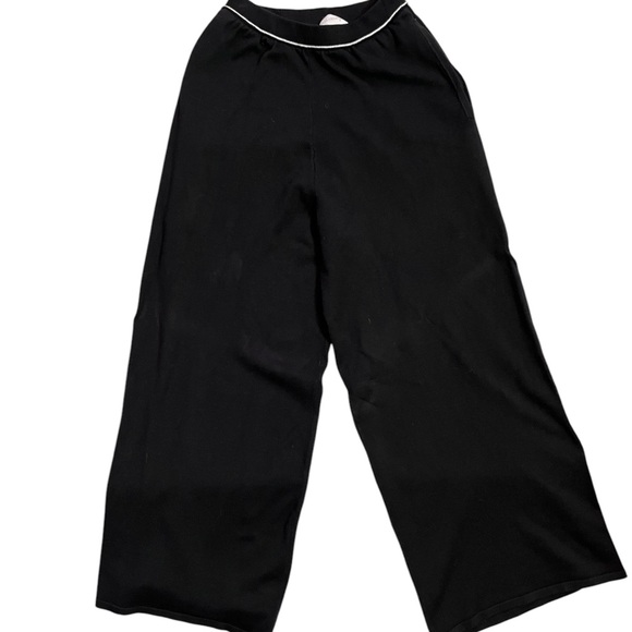 Emilia George Black Knit Maternity Sweater Pants Medium - Picture 1 of 2